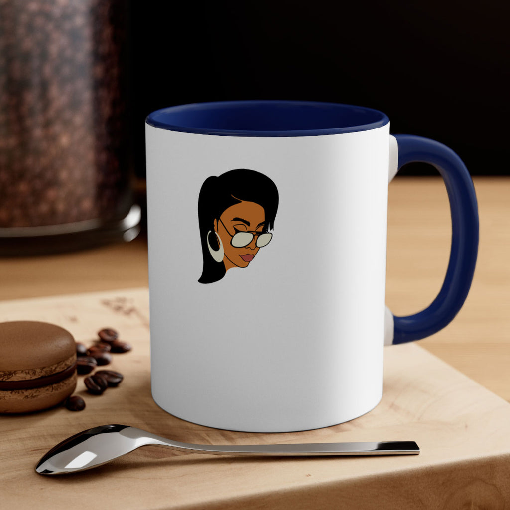 black afro 48#- Black women - Girls-Mug / Coffee Cup