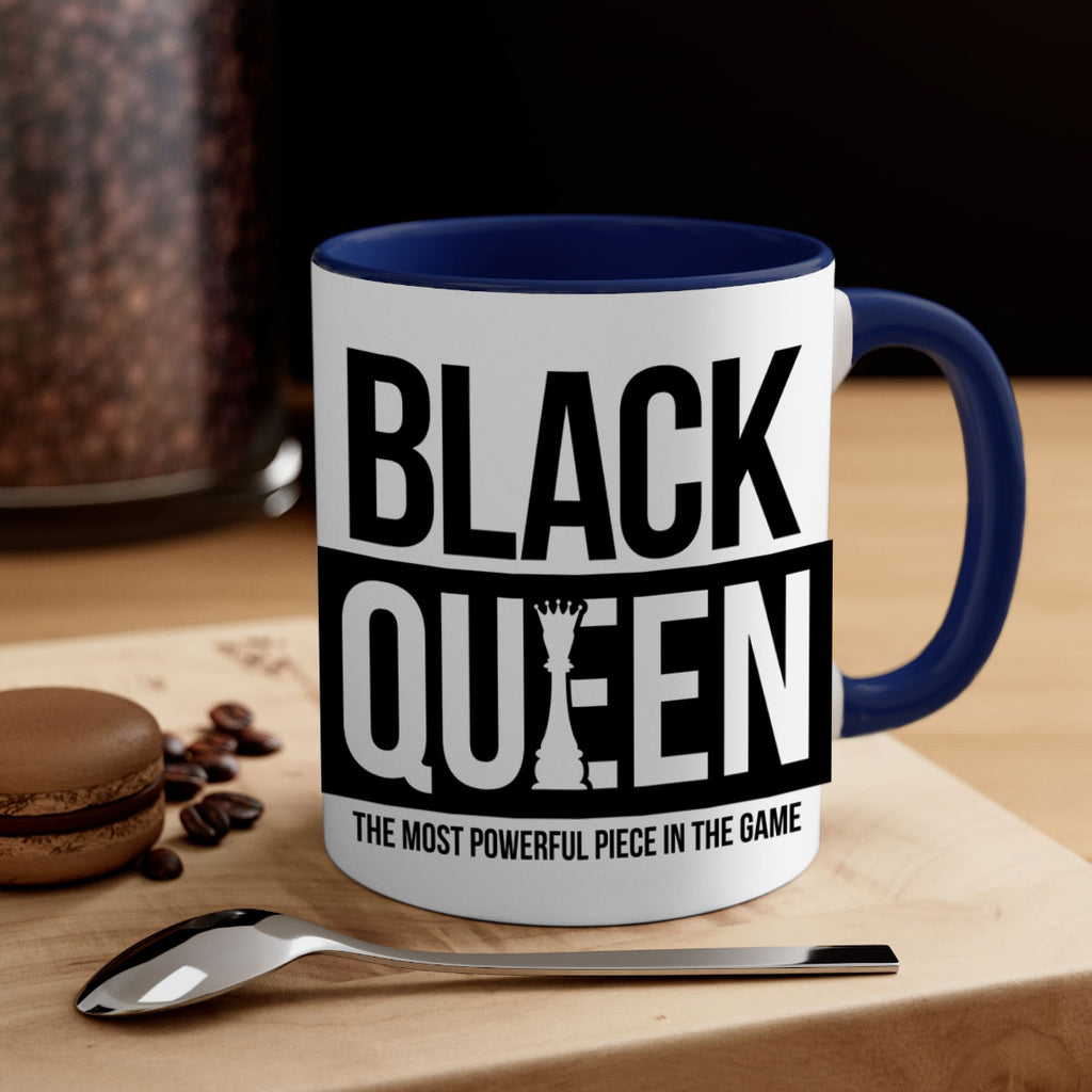 black queen chess 224#- black words - phrases-Mug / Coffee Cup