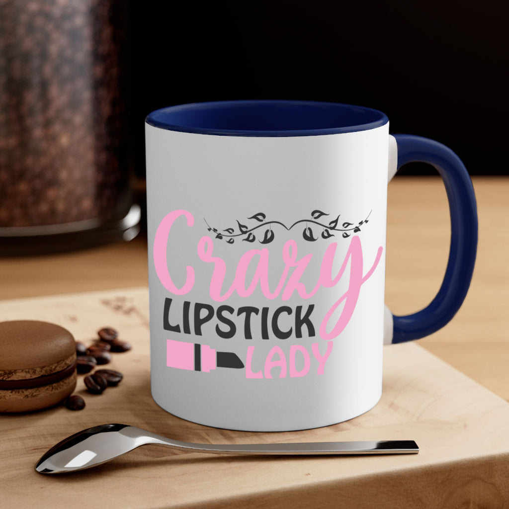 crazy lipstick lady Style 159#- makeup-Mug / Coffee Cup