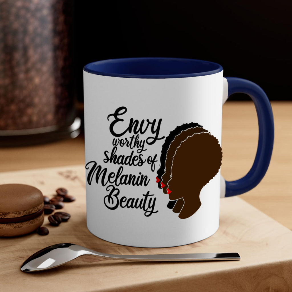 envy worth shades of melanin Style 39#- Black women - Girls-Mug / Coffee Cup