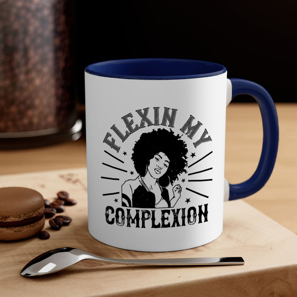 flexin my complexion Style 34#- Afro - Black-Mug / Coffee Cup