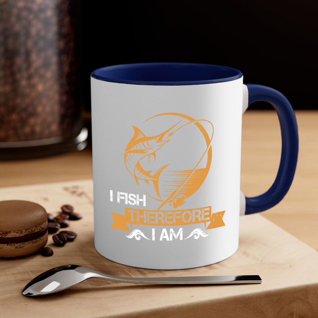 i fish therefore i am 255#- fishing-Mug / Coffee Cup