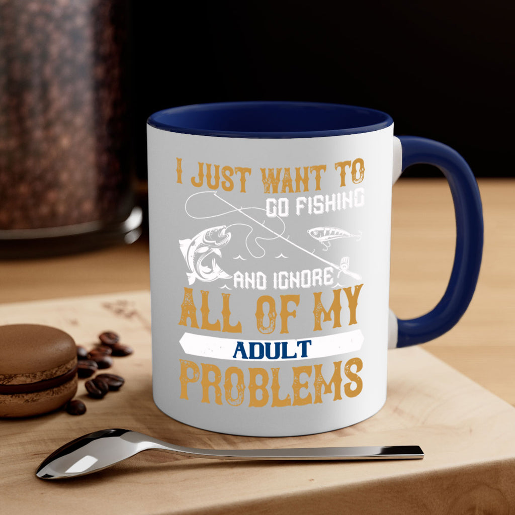 i just want to go fishing 104#- fishing-Mug / Coffee Cup