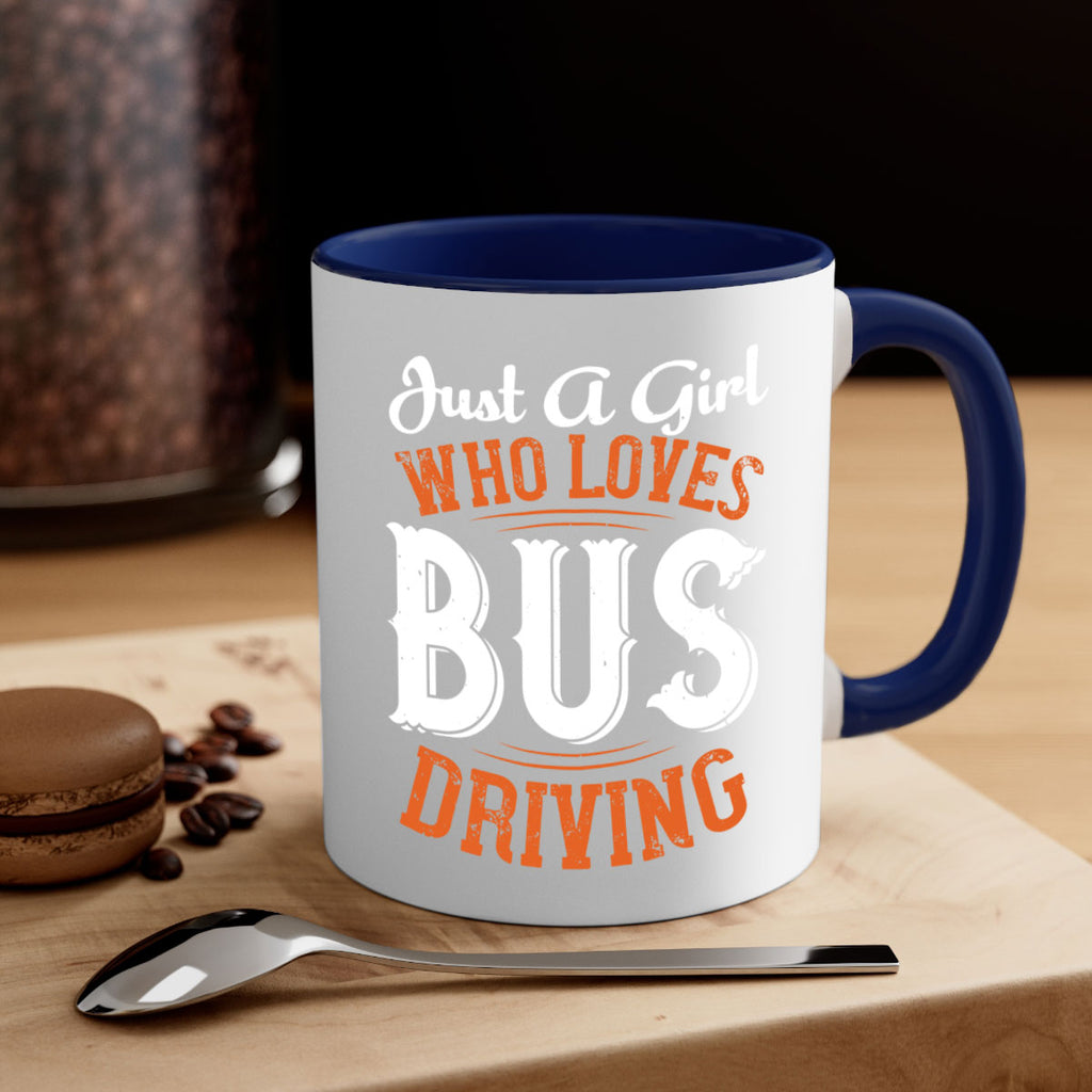 just a girl who loves bus driving Style 23#- bus driver-Mug / Coffee Cup
