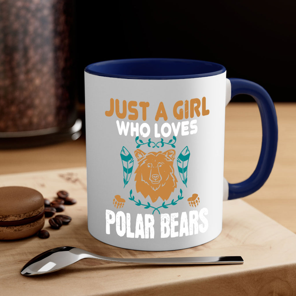 just a girl who loves polar bear 22#- bear-Mug / Coffee Cup