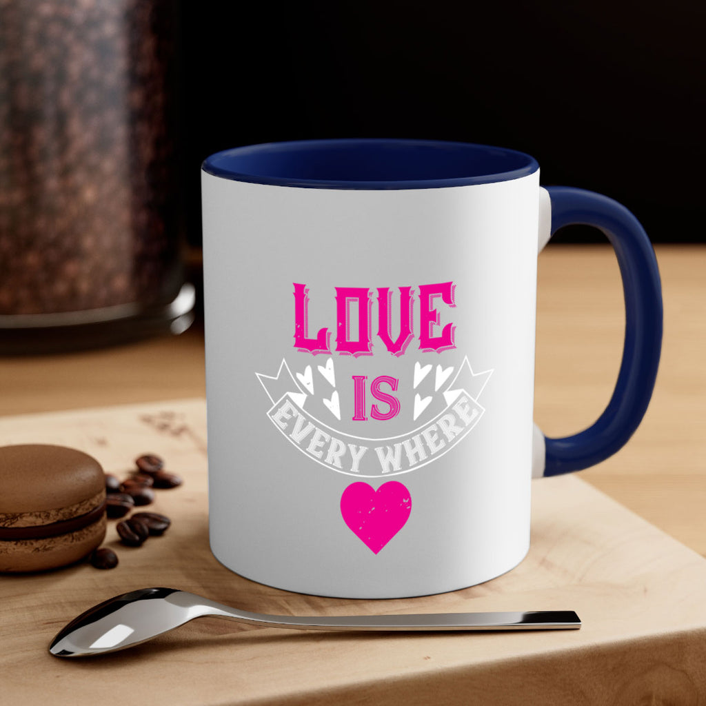 love is every where 44#- valentines day-Mug / Coffee Cup