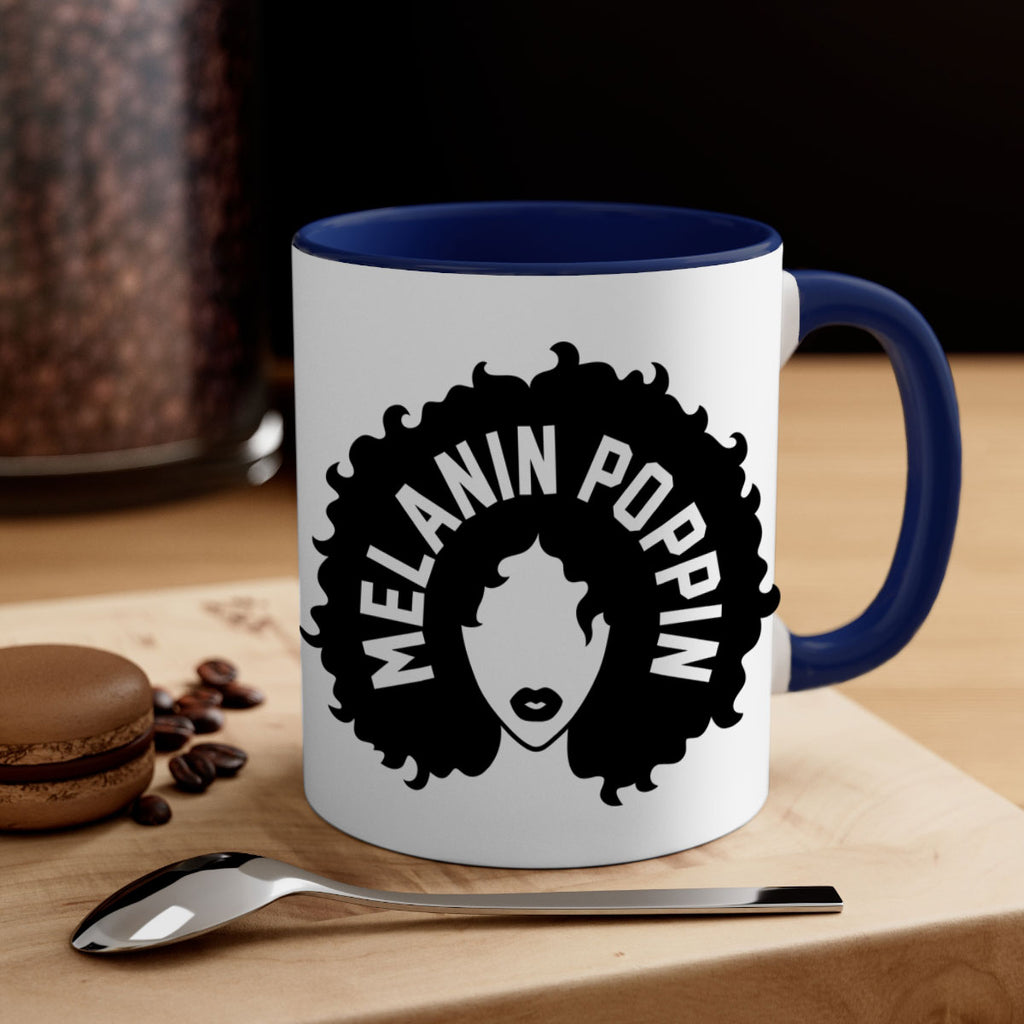 melanin poppin 26#- Black women - Girls-Mug / Coffee Cup