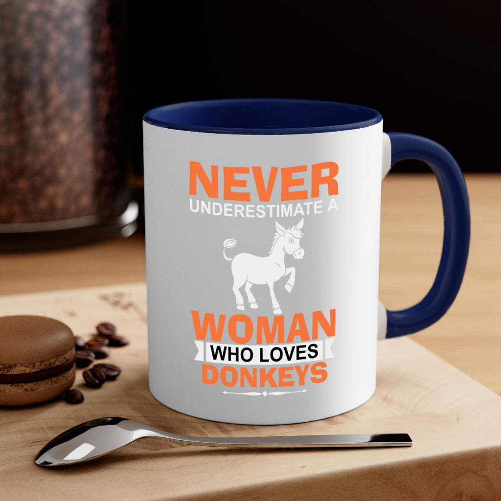 never underestimate a woman who loves donkeys Style 1#- Donkey-Mug / Coffee Cup