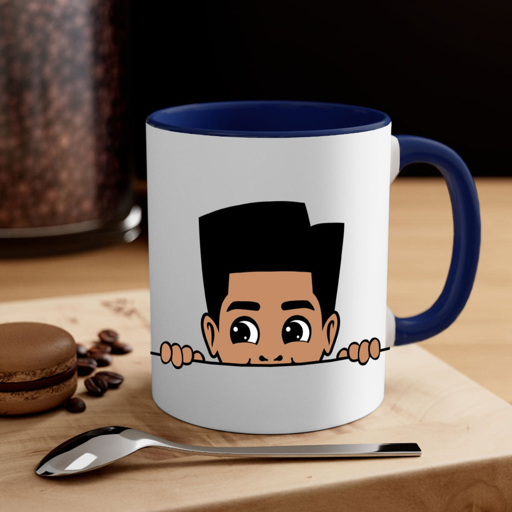 peekaboo boy 18#- Black men - Boys-Mug / Coffee Cup
