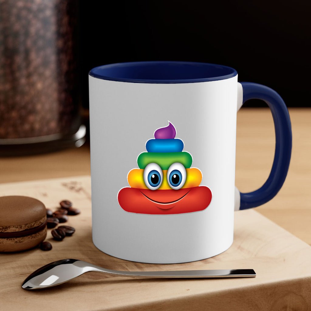 rainbow poop emoji 4#- lgbt-Mug / Coffee Cup