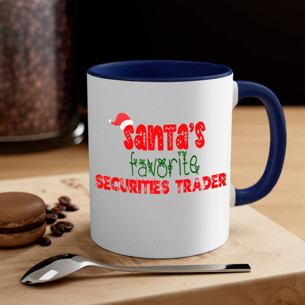 santas favorite securities trader style 1073#- christmas-Mug / Coffee Cup