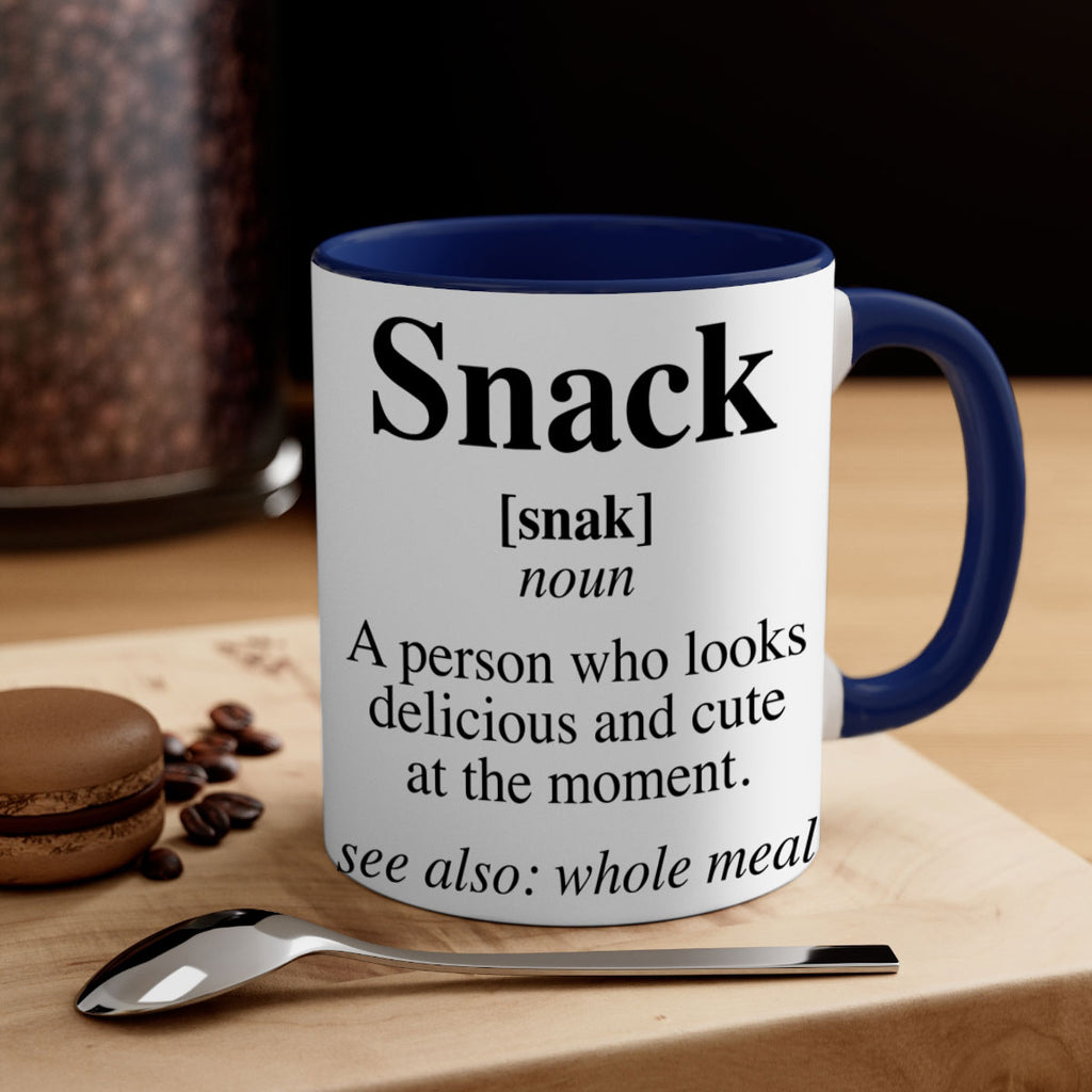 snack definition 29#- black words - phrases-Mug / Coffee Cup