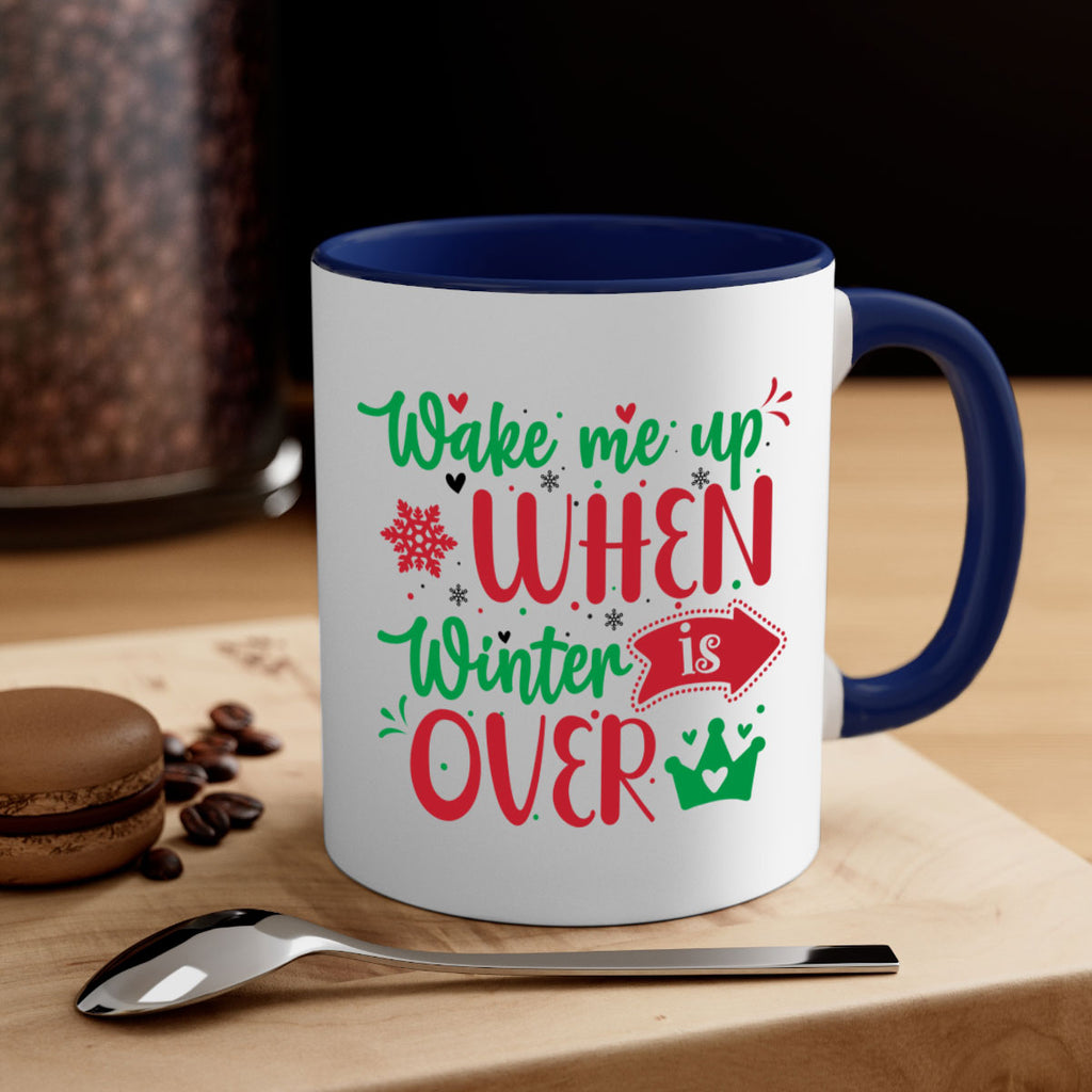 wake me up when winter is over style 1224#- christmas-Mug / Coffee Cup