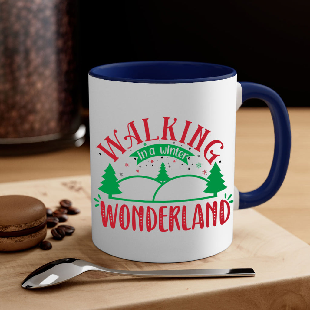 walking in a winter wonderland style 1225#- christmas-Mug / Coffee Cup