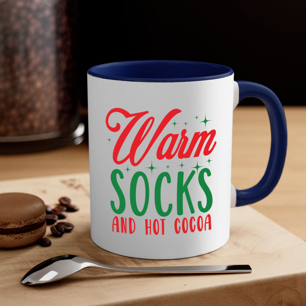 warm socks and hot cocoa style 1226#- christmas-Mug / Coffee Cup