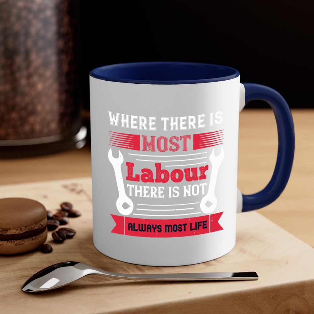 where there is most labour there is not always most life 10#- labor day-Mug / Coffee Cup