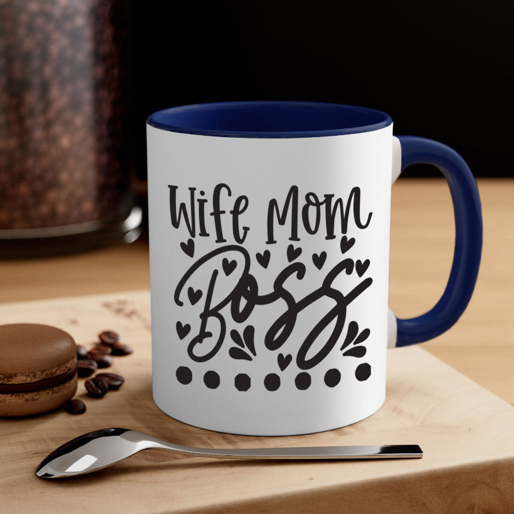 wife mom boss 358#- mom-Mug / Coffee Cup