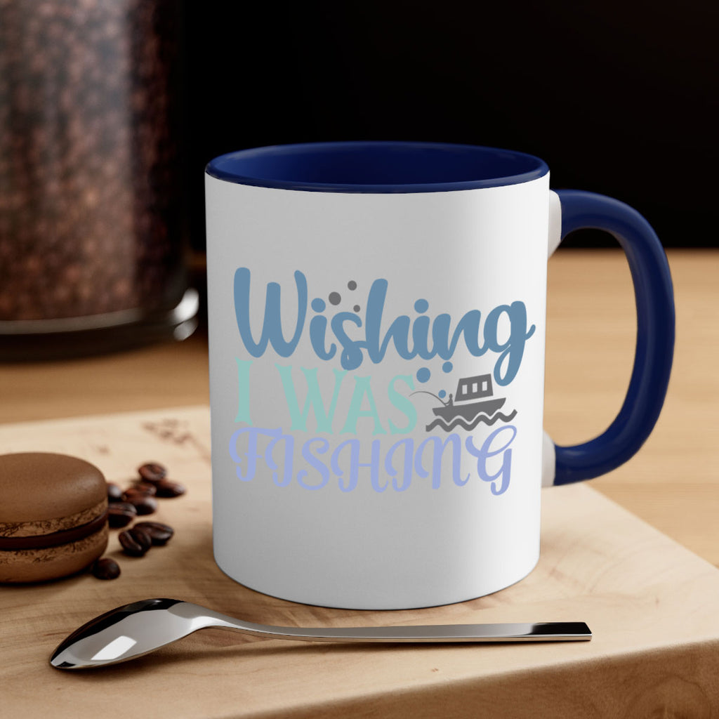 wishing i was fishing 190#- fishing-Mug / Coffee Cup