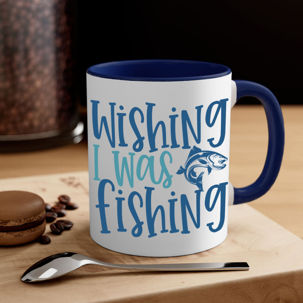wishing i was fishing 191#- fishing-Mug / Coffee Cup