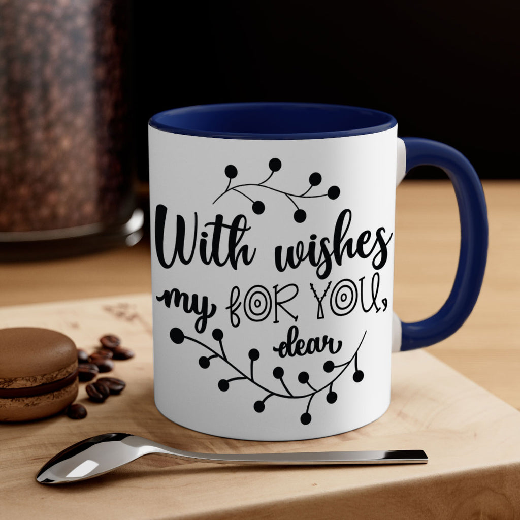 with wishes for you, my dear style 1245#- christmas-Mug / Coffee Cup