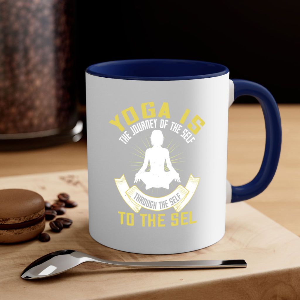 yoga is the journey of the self through the self to the sel 20#- yoga-Mug / Coffee Cup