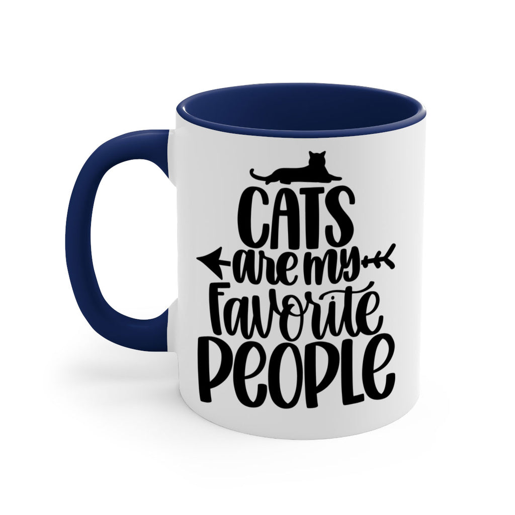Cats Are My Favorite People Style 90#- cat-Mug / Coffee Cup