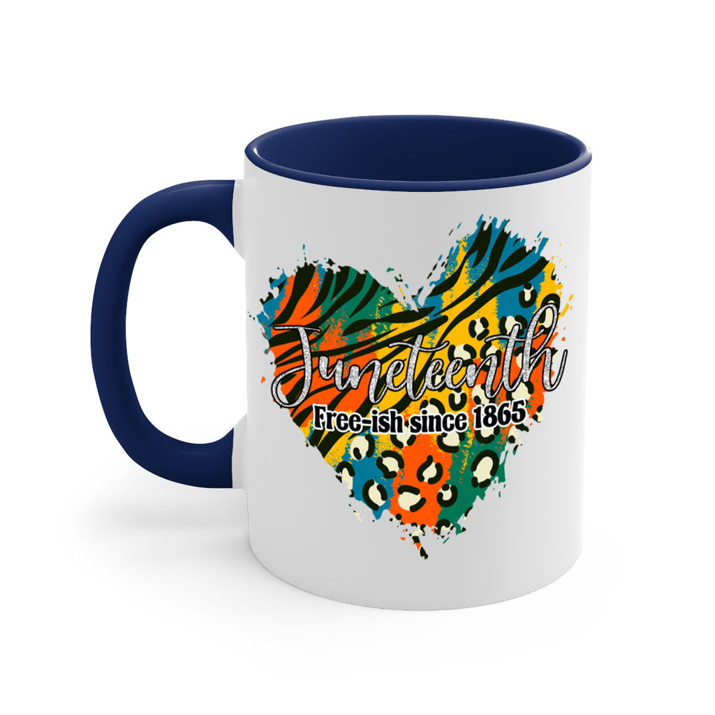 Juneteenth Freeish Since 1865 Heart Png 38#- juneteenth-Mug / Coffee Cup