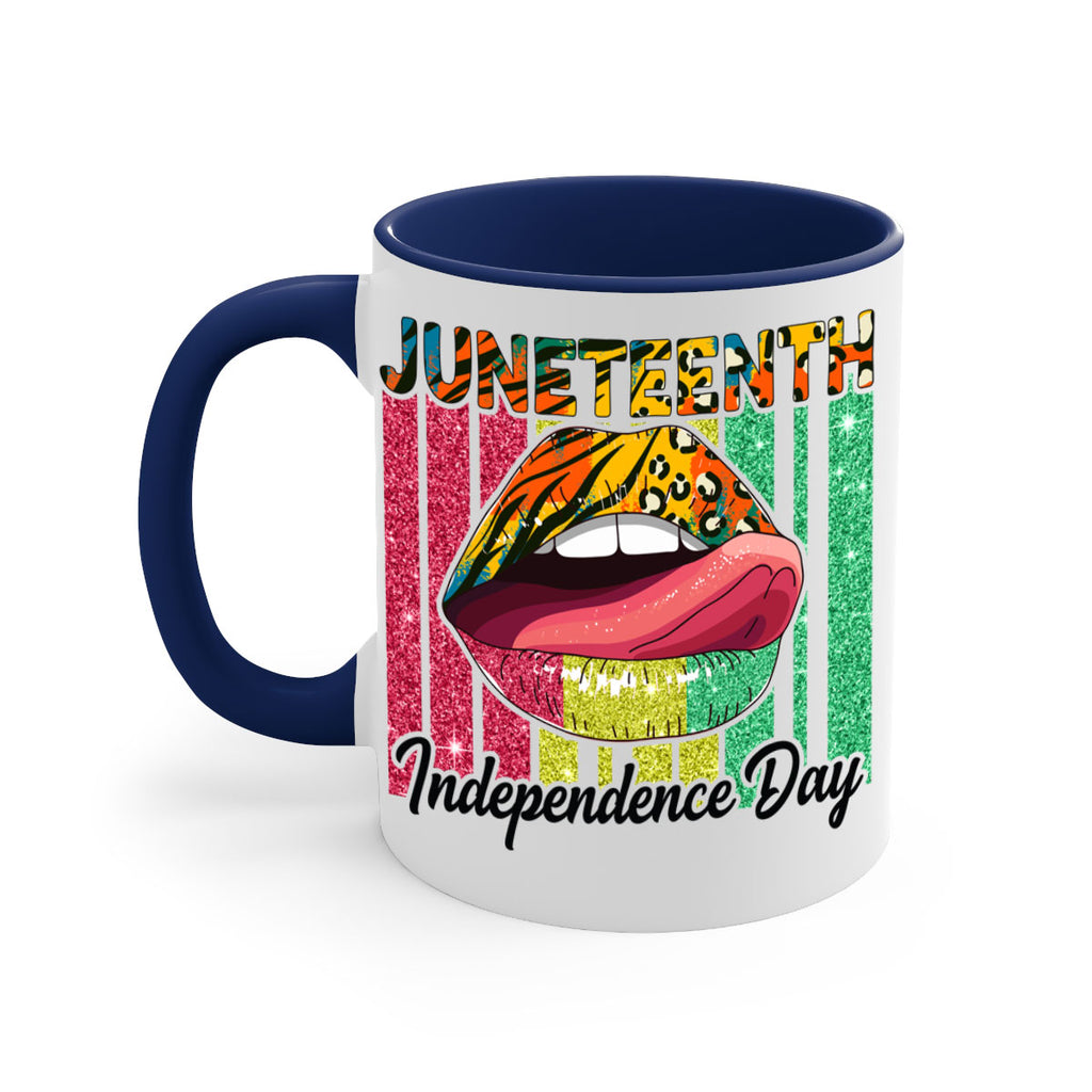 Juneteenth Independence Day Sexy Lip Png 11#- juneteenth-Mug / Coffee Cup
