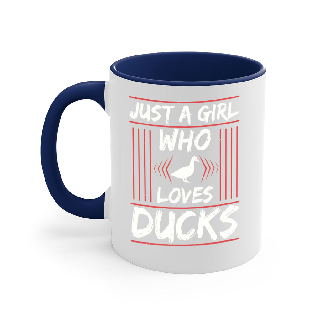 Just A Girl Who Loves Ducks Style 33#- duck-Mug / Coffee Cup