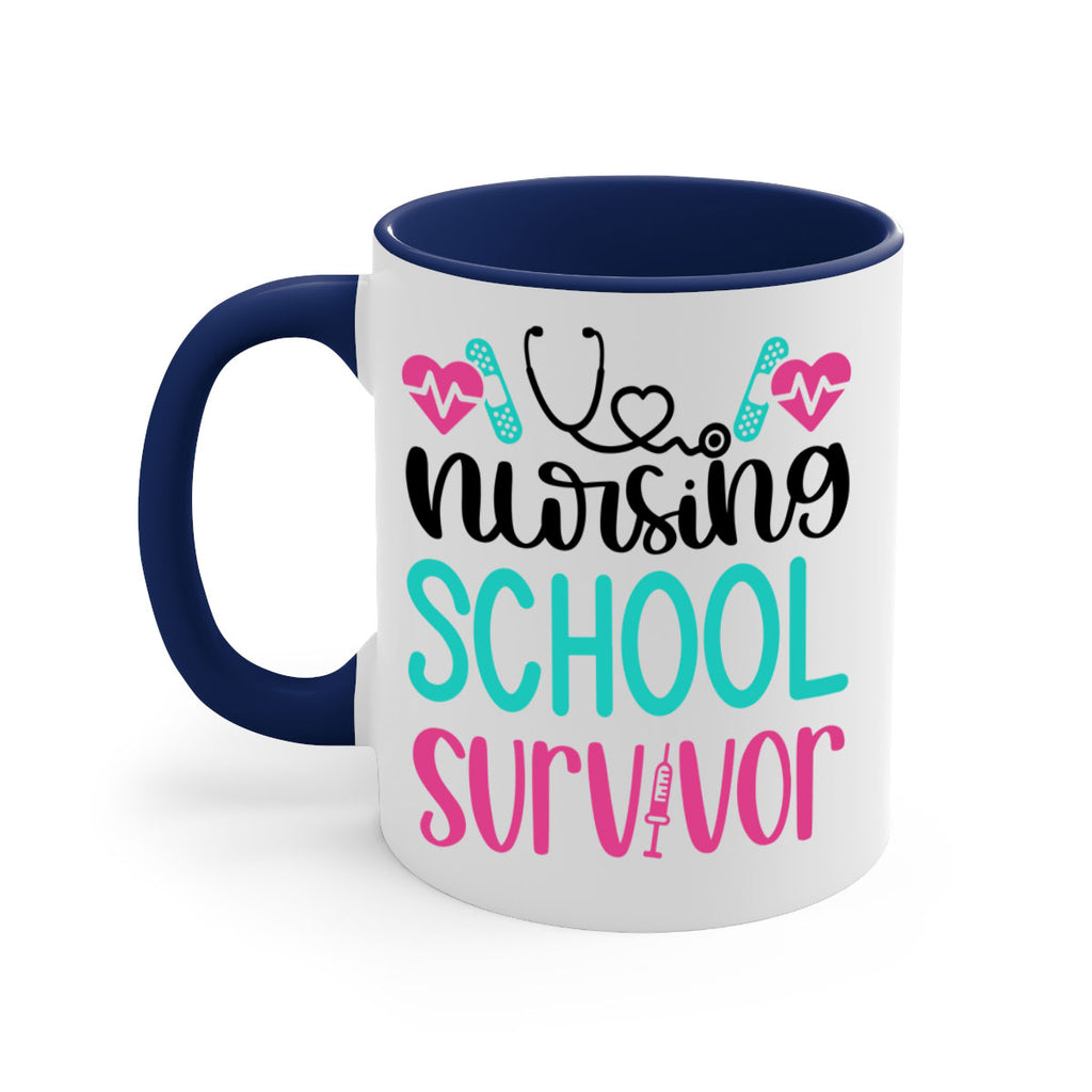 Nursing School Survivor Style Style 63#- nurse-Mug / Coffee Cup
