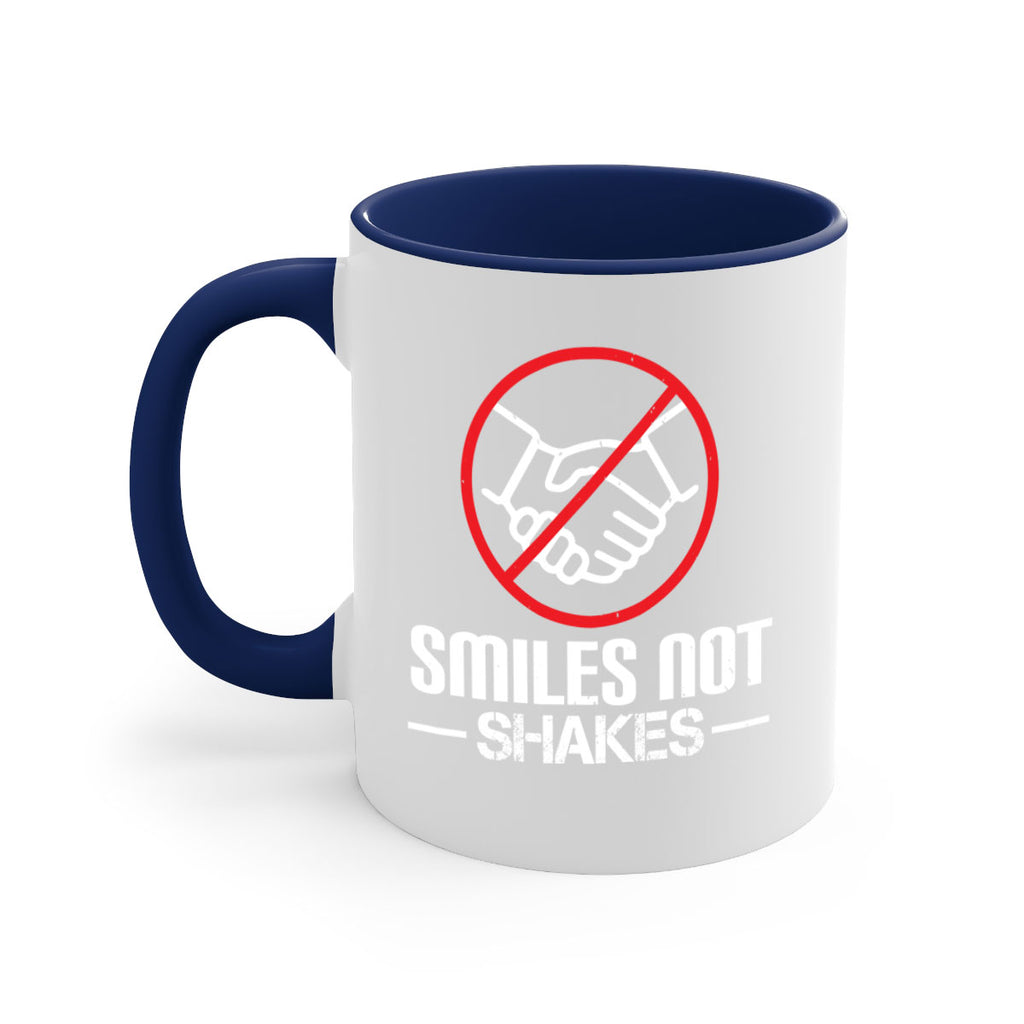 SMILES NOT SHAKES Style 23#- corona virus-Mug / Coffee Cup