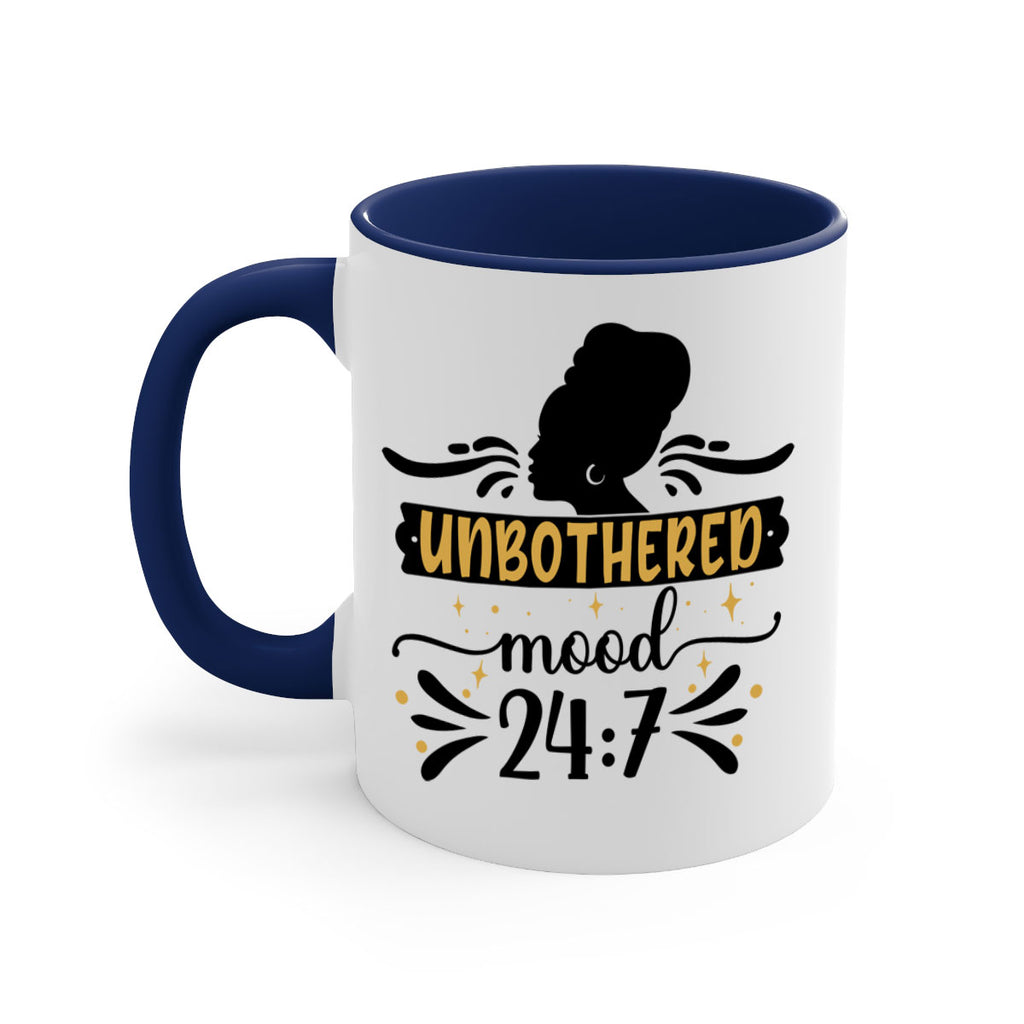 Unbothered mood Style 2#- Black women - Girls-Mug / Coffee Cup