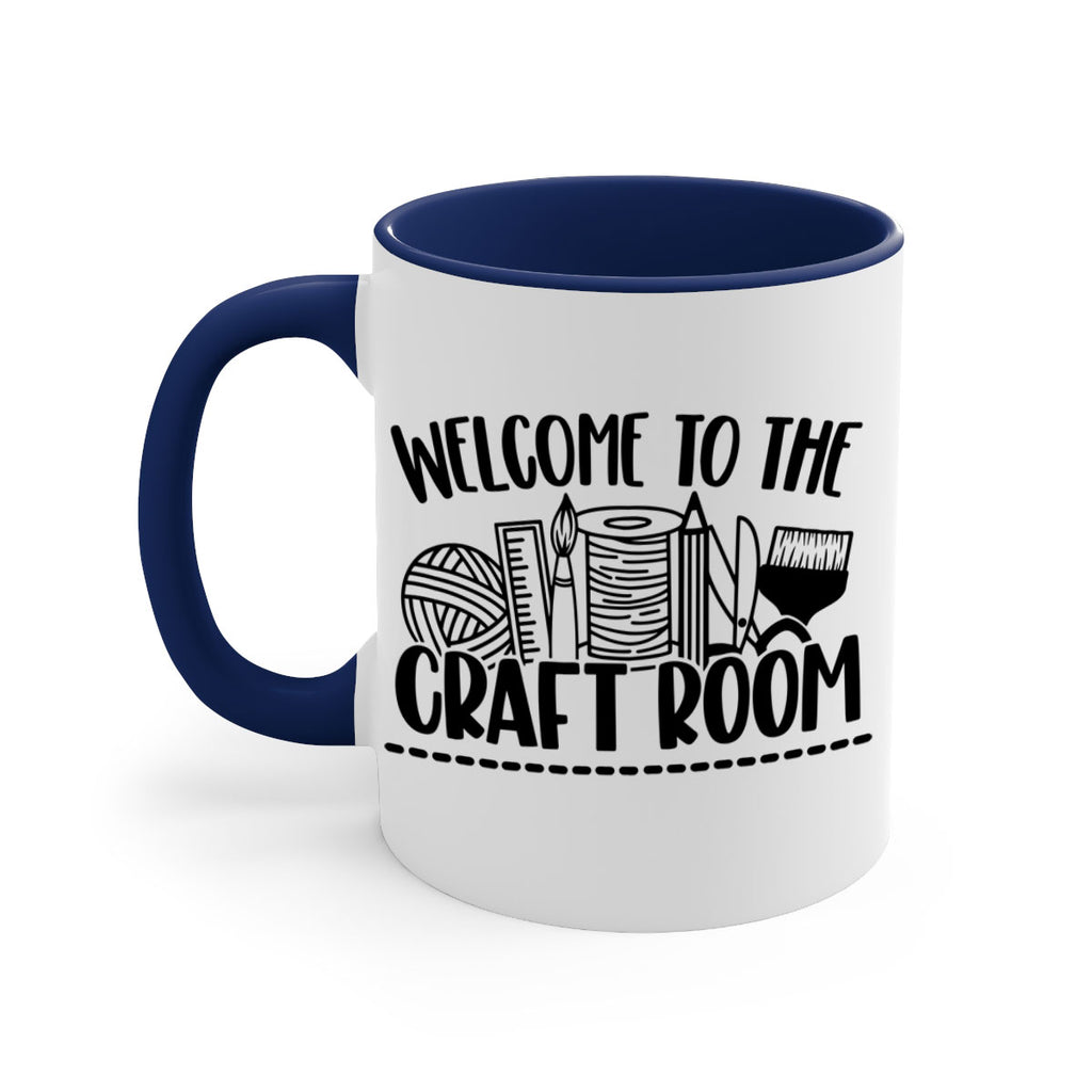 Welcome To the Craft Room 1#- crafting-Mug / Coffee Cup