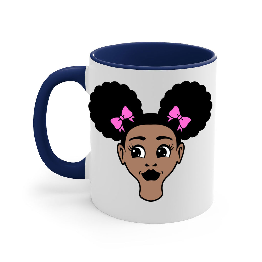 afro puffs girl 74#- Black women - Girls-Mug / Coffee Cup