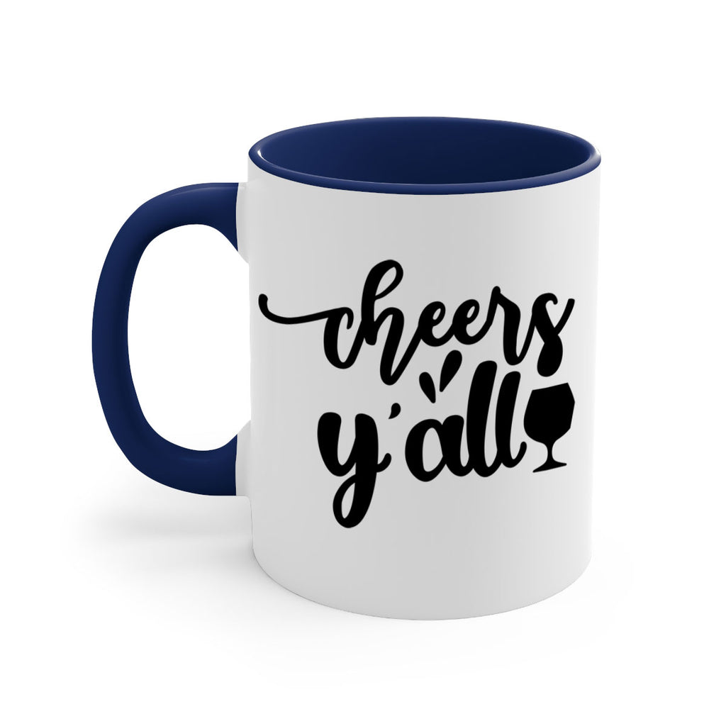 cheers yall 198#- wine-Mug / Coffee Cup