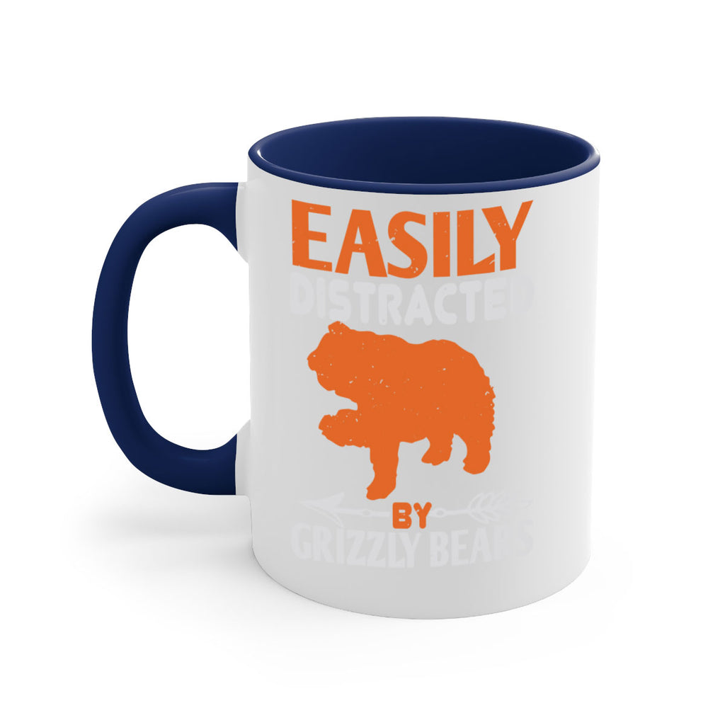 easily distracted by grizzly bears 10#- bear-Mug / Coffee Cup