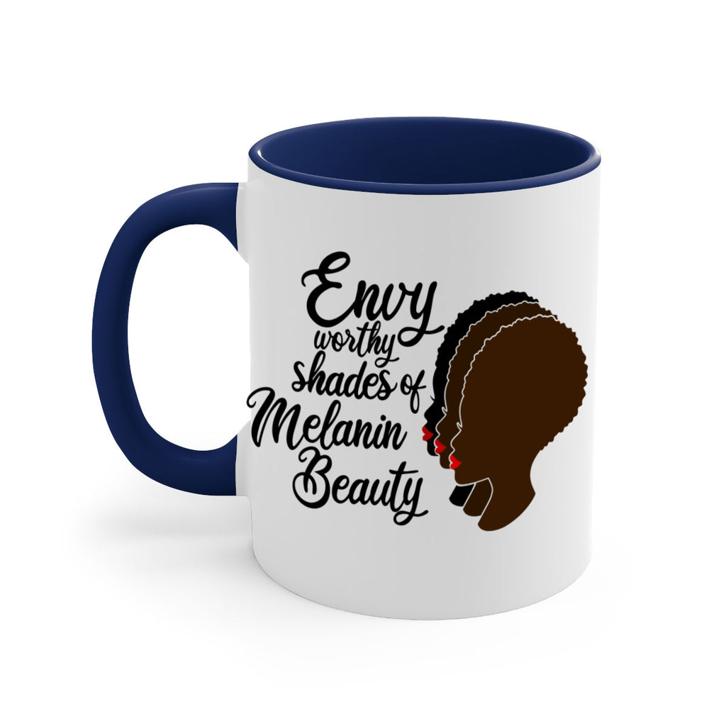 envy worth shades of melanin Style 39#- Black women - Girls-Mug / Coffee Cup