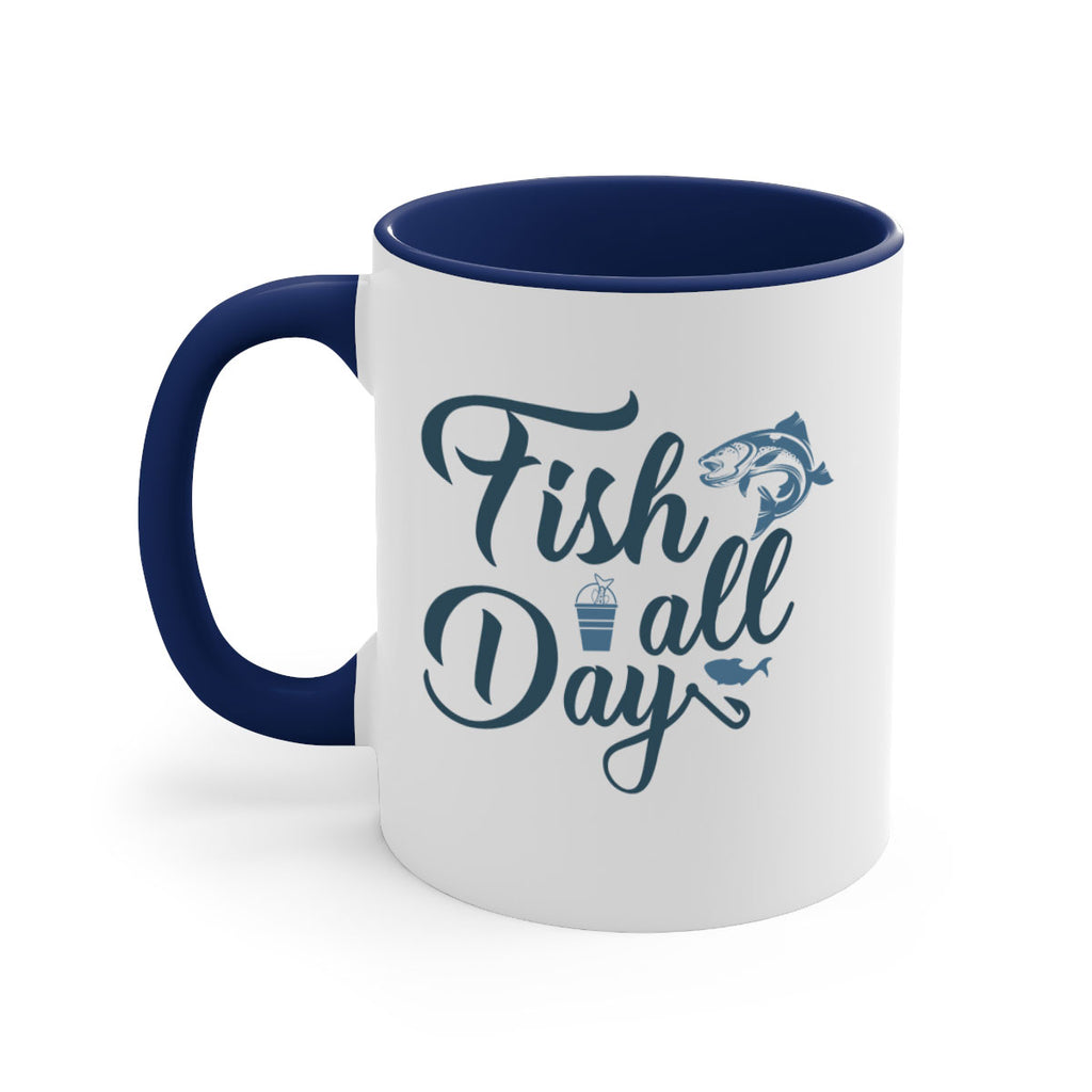 fish all day 156#- fishing-Mug / Coffee Cup