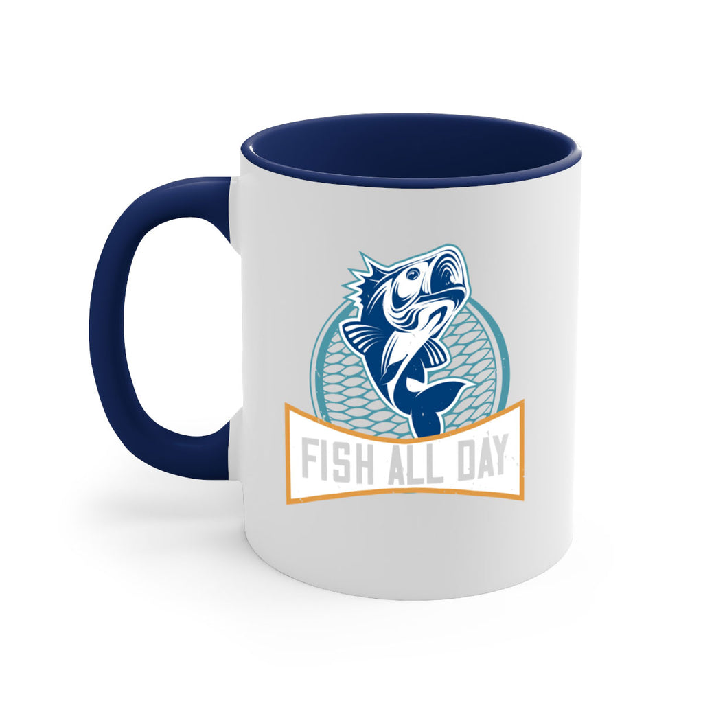 fish all day 277#- fishing-Mug / Coffee Cup