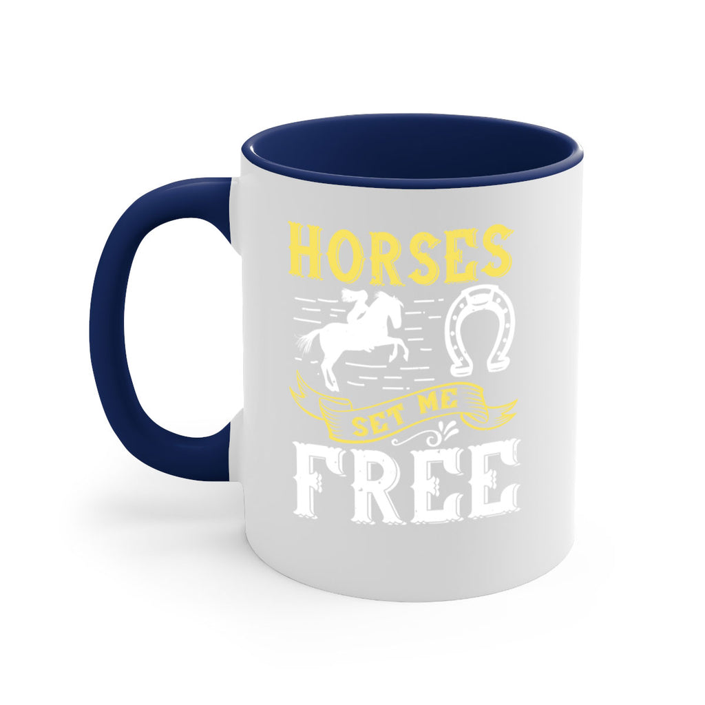 horses set me free Style 39#- horse-Mug / Coffee Cup
