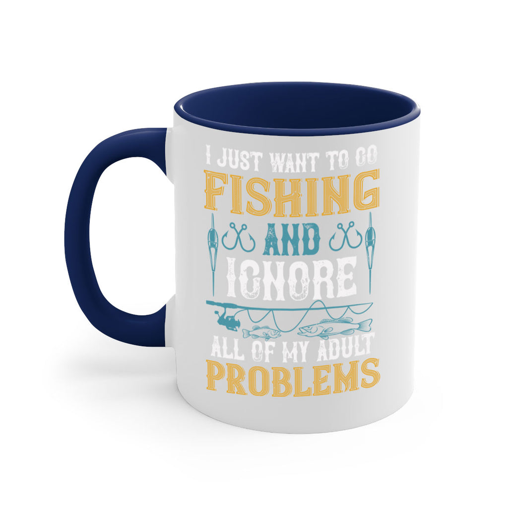 i just want to go fishing and ignore all of my adult 108#- fishing-Mug / Coffee Cup