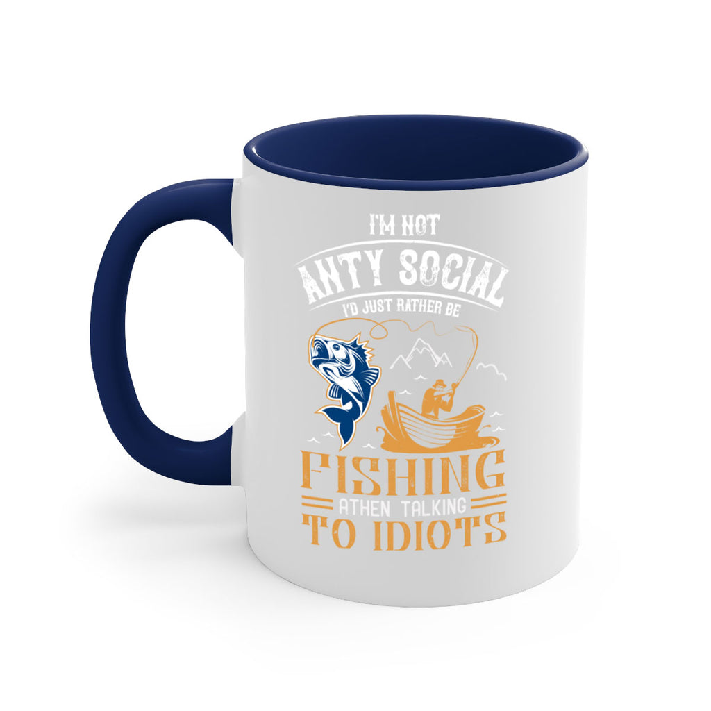 im not anty social 85#- fishing-Mug / Coffee Cup