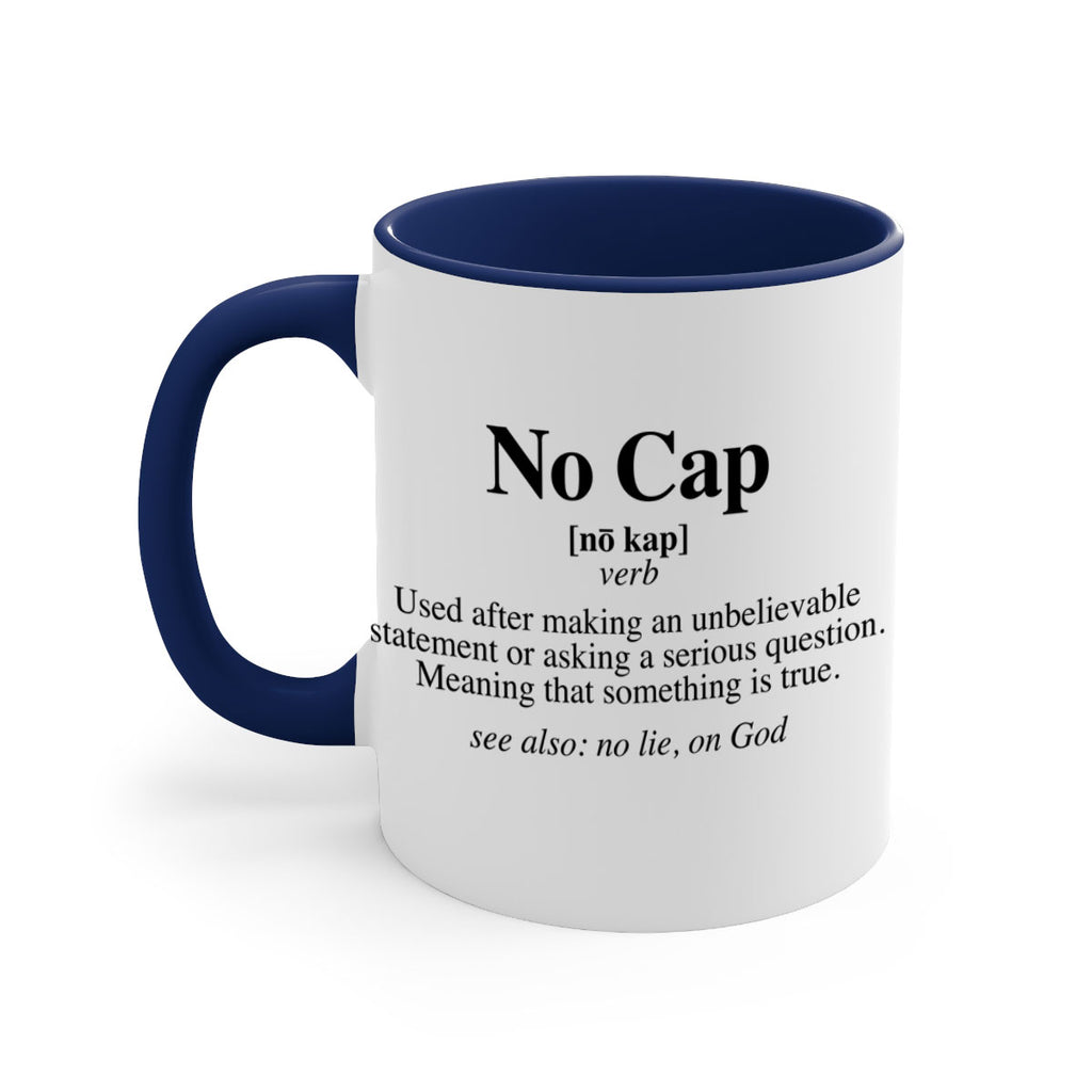 no cap 61#- black words - phrases-Mug / Coffee Cup