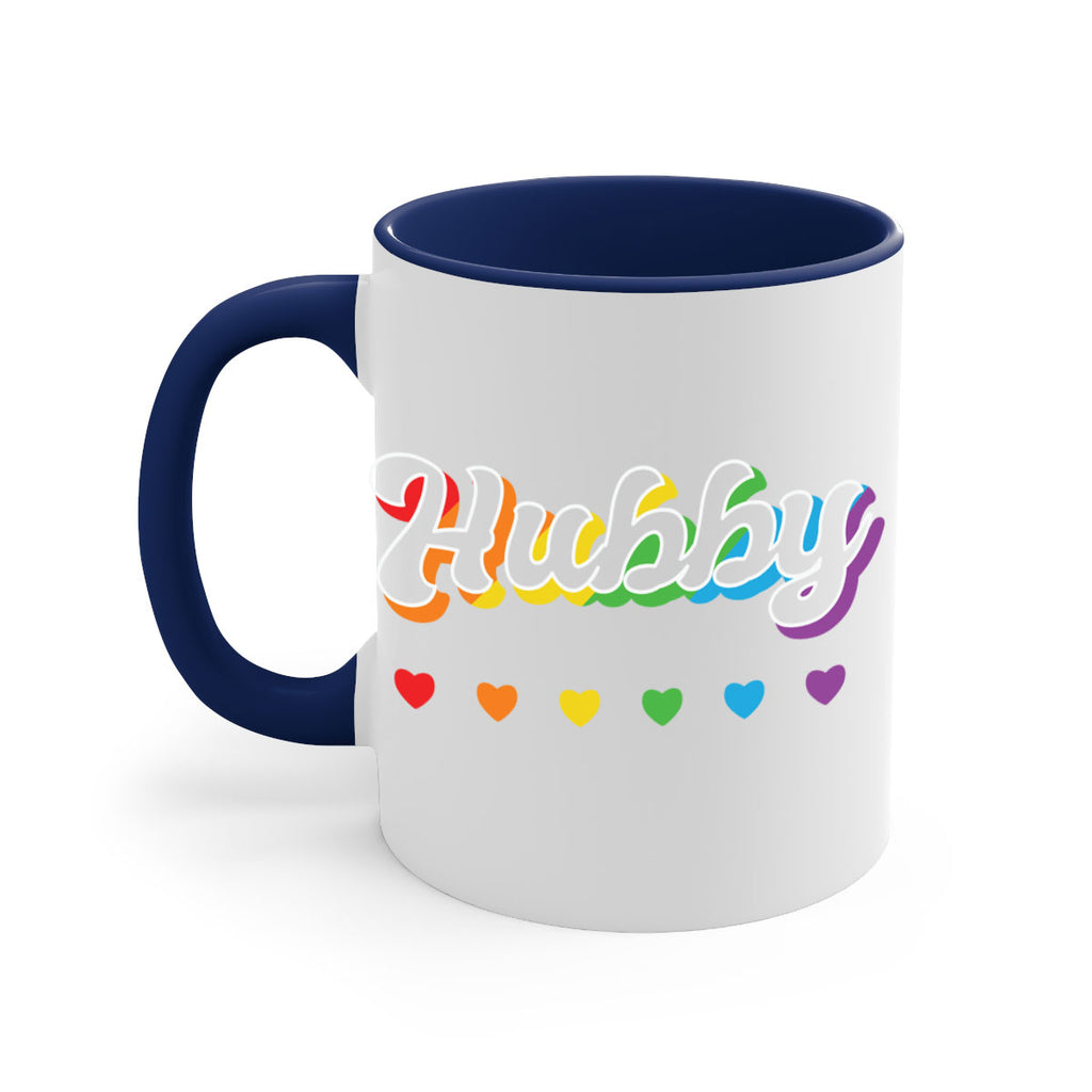 rainbow hubby lgbtq pride lgbt 29#- lgbt-Mug / Coffee Cup