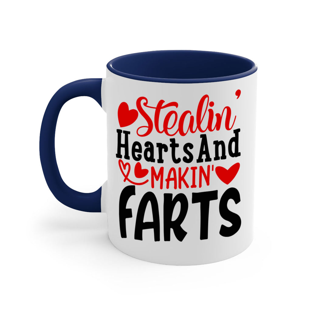 stealin hearts and makin farts 73#- valentines day-Mug / Coffee Cup