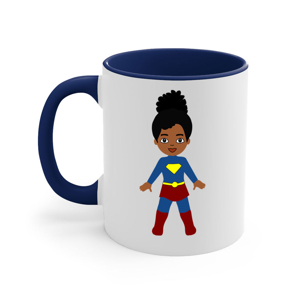super kids girl 4#- Black women - Girls-Mug / Coffee Cup
