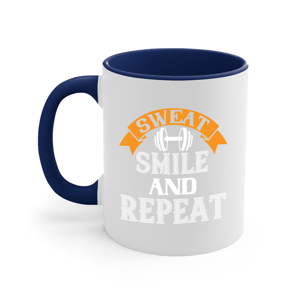 sweat smail and repeat 67#- gym-Mug / Coffee Cup