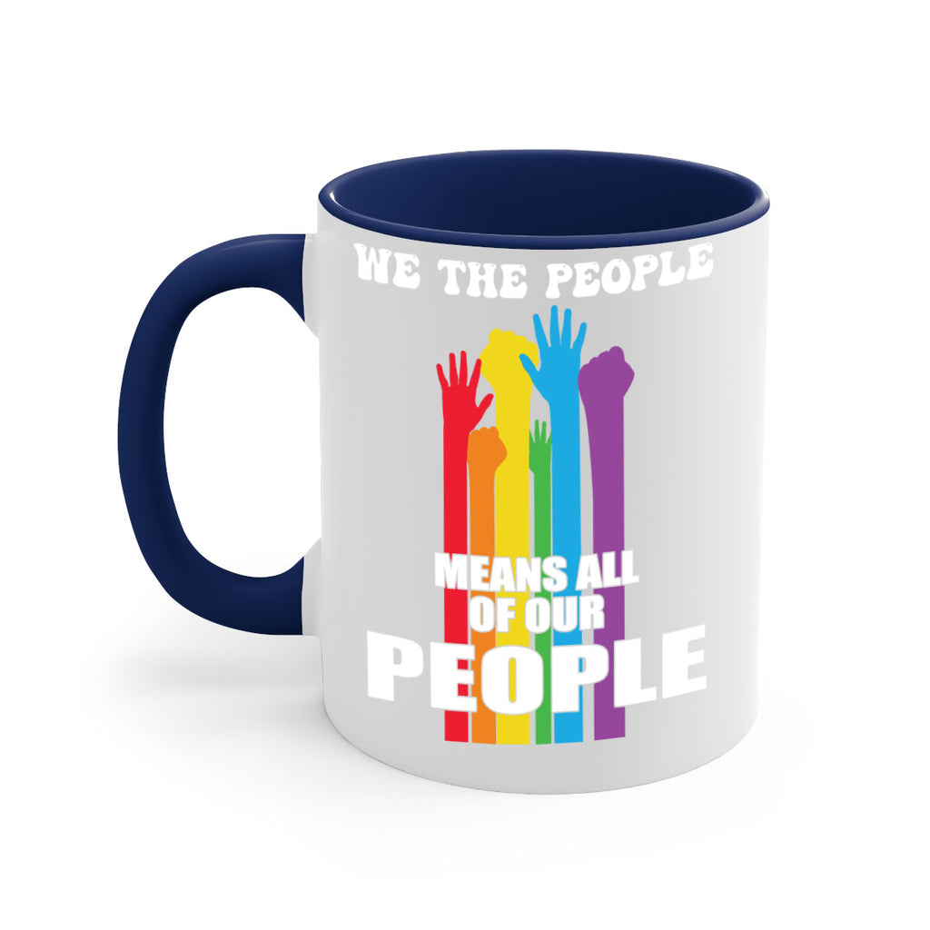 we the people means all lgbt 4#- lgbt-Mug / Coffee Cup