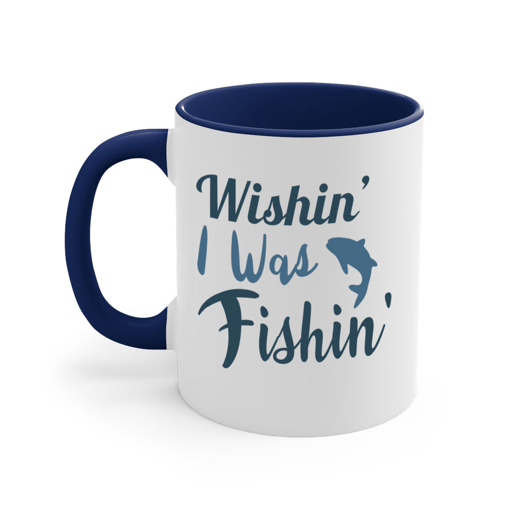 wishin i was fishin 13#- fishing-Mug / Coffee Cup
