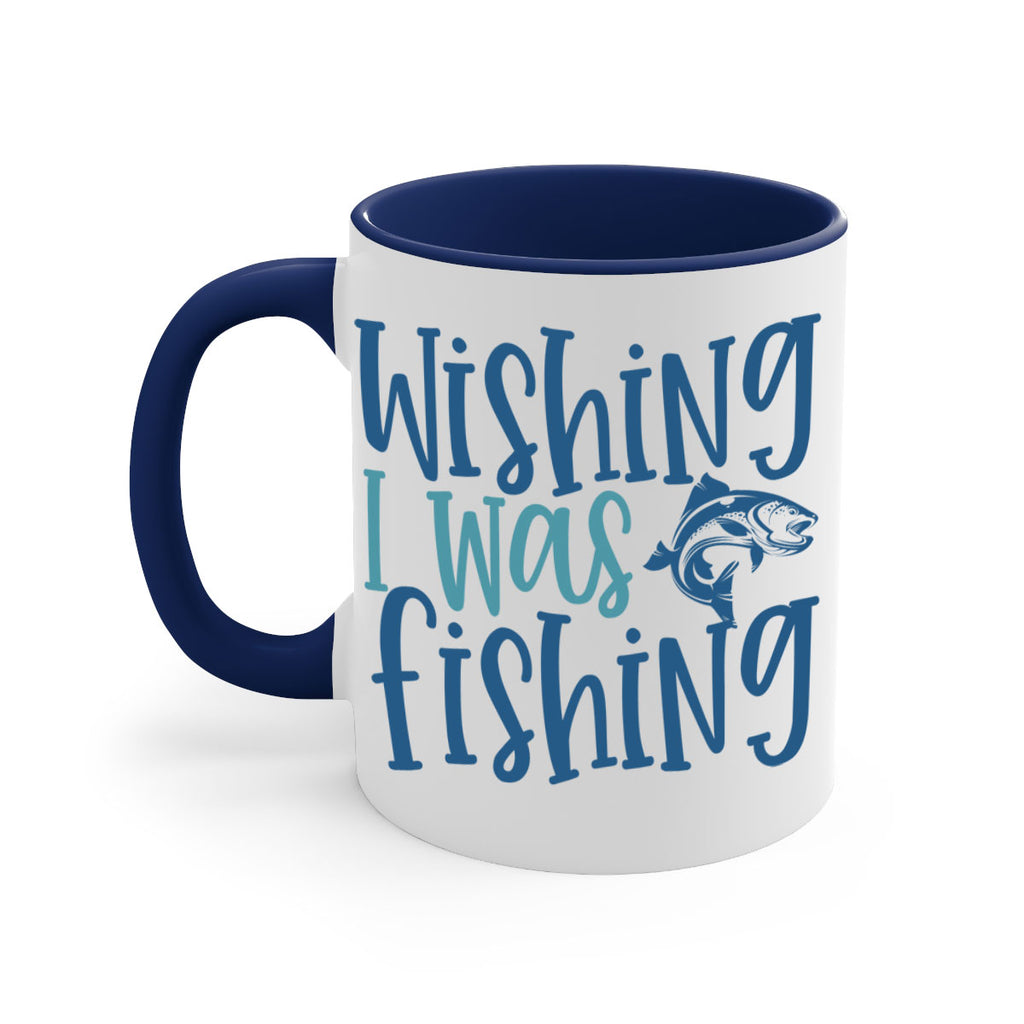 wishing i was fishing 191#- fishing-Mug / Coffee Cup